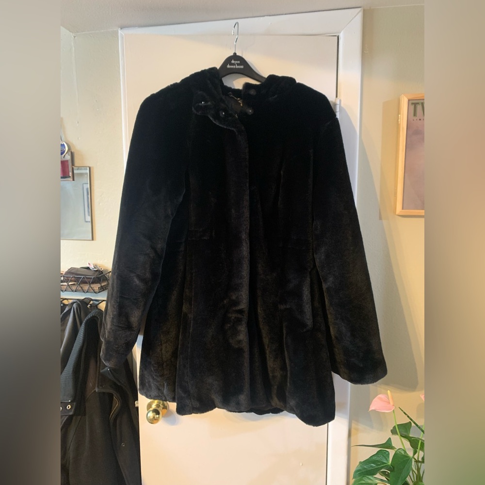 Dennis Basso Faux Fur Coat - Women’s 2X Plus Size - New Condition w/ Garment bag